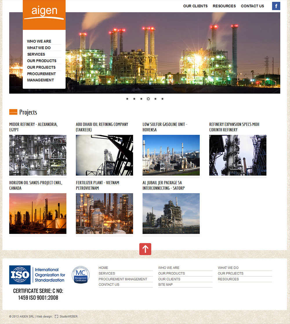 Consulting firm site